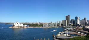 View from Sydney Harbor Bridge